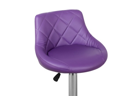 Стул барный Комфорт фиолетовый