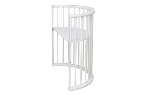 Детская Кровать-Трансформер Массив+МДФ Белая Малыш/Разные Цвета Ш-1270 х В-875 мм