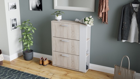 Тумба для Обуви «Элегия» Тип 1 Разные Цвета (Ш-790 мм x В-1016 мм x Г-226 мм)