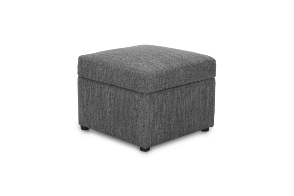 Пуф Квин рогожка серая