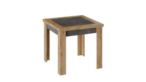 Стол Раздвижной «Хьюстон» тип 3 Дуб Вотан/Моод Темный/Д-800/1500 мм x Ш-800 мм x В-750 мм